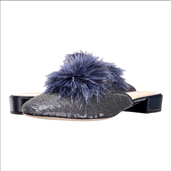 🎉HP🎊 Kate Spade Gala Iridescent Sequin Mules - Picture 2 of 11